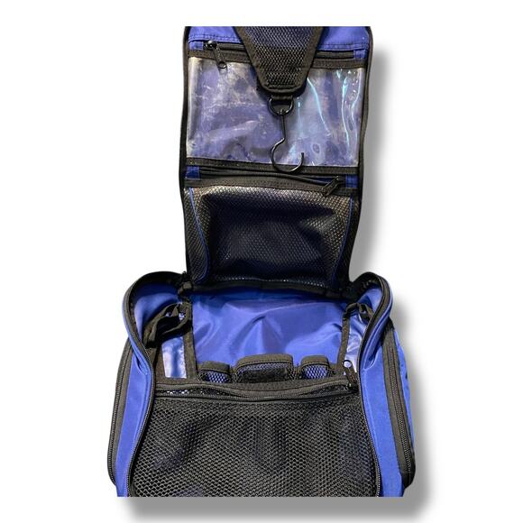 LL Bean Personal Organizer Toiletry Bag Hanging Expand Travel Makeup Dopp 245362 - Picture 9 of 14